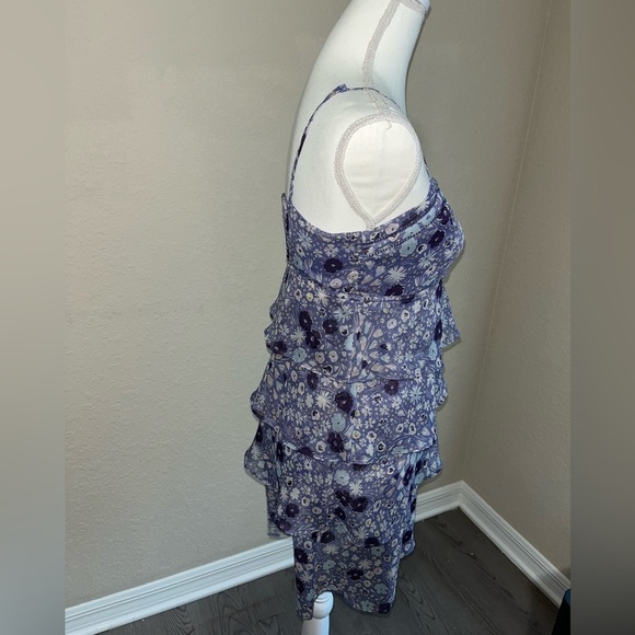 American Eagle Outfitters Floral Chiffon Ruffle Dress - Picture 7 of 9